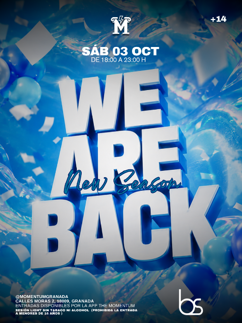WE ARE BACK BACKSTAGE en Granada