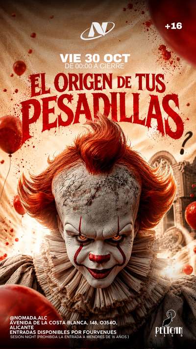 NOMADA - HALLOWEEN +16🎃 en Alicante